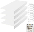 Wire Shelf Covers Set of 4 47x16x3 in - Durable PVC Pantry Liners