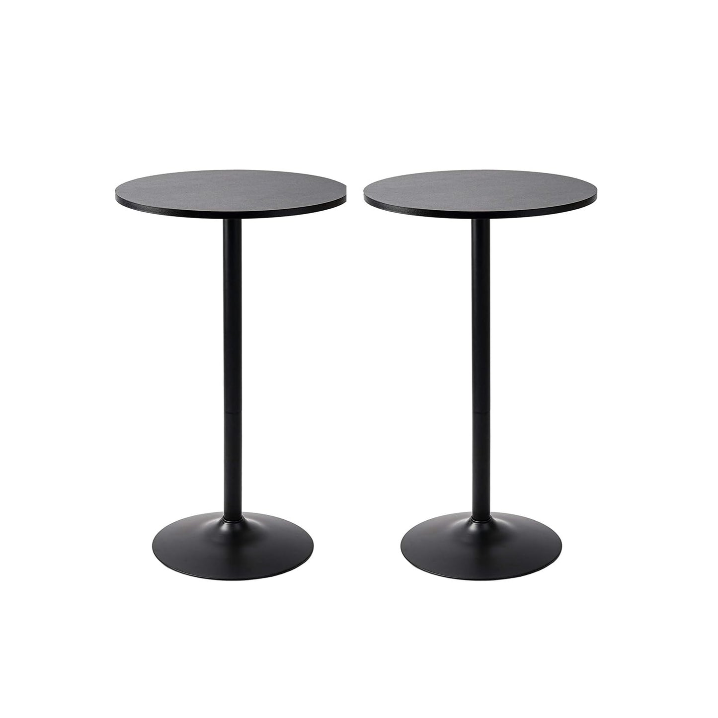Stylish 2 Pack Black Bar Tables by Pearington