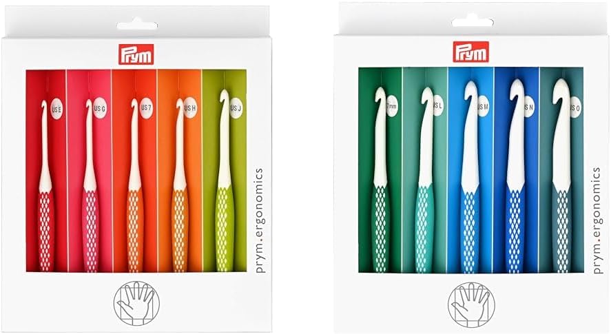 Prym Ergonomics Crochet Hook Set for Comfortable Crocheting