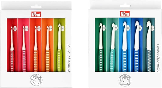 Prym Ergonomics Crochet Hook Set for Comfortable Crocheting