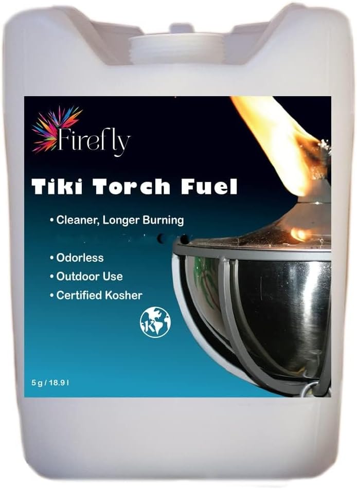 Firefly Tiki Torch Fuel for Clean-Burning Outdoor Use