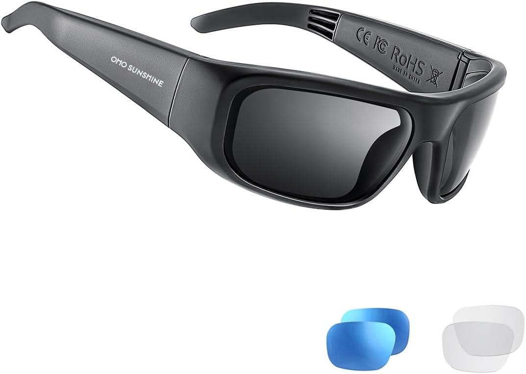OhO Smart Glasses with Bluetooth Speaker for Outdoor Activities