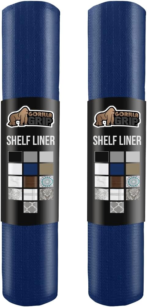 GORILLA GRIP Slip Resistant Drawer and Shelf Liner 2 Pack