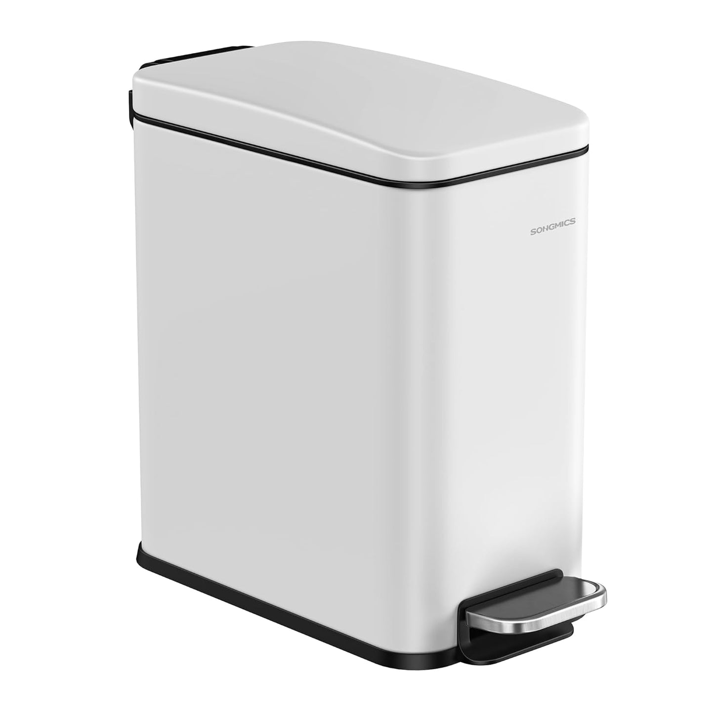 SONGMICS 1.3 Gallon Bathroom Trash Can for Small Spaces