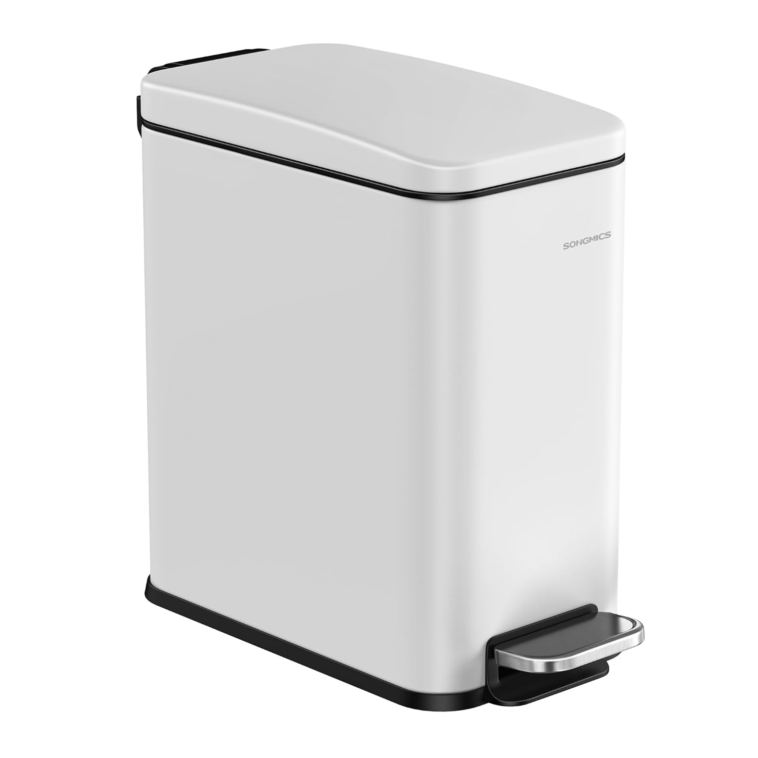 SONGMICS 1.3 Gallon Bathroom Trash Can for Small Spaces