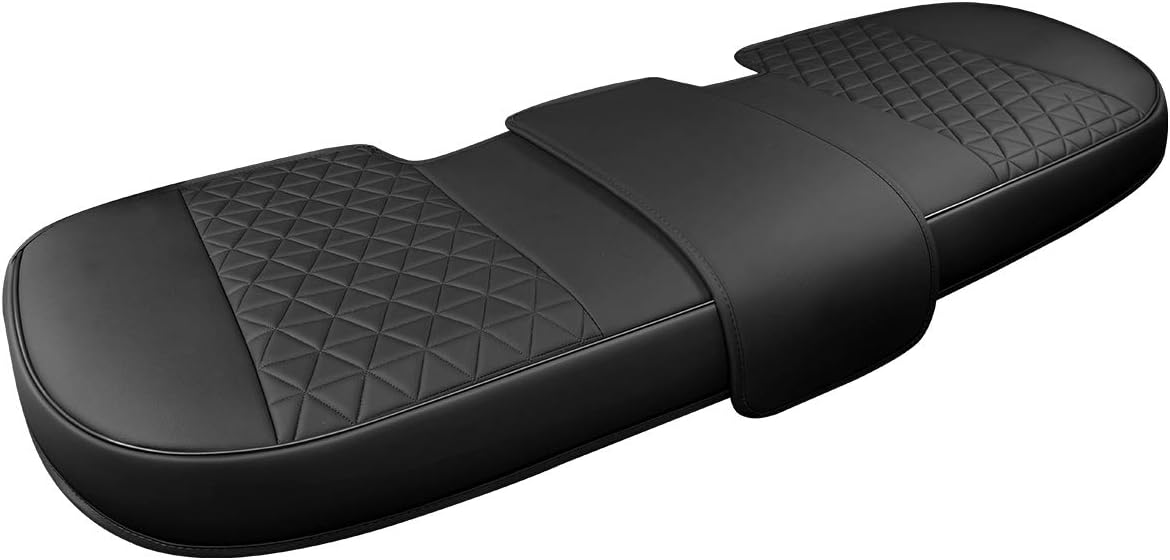 Black Panther Luxury PU Leather Rear Car Seat Cover for SUVs