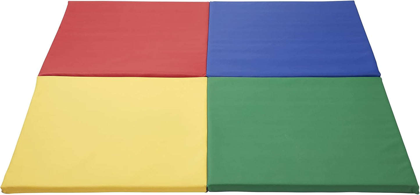 ECR4Kids SoftZone Quad Fold-N-Go Activity Mat for Playtime Fun