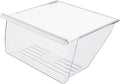 HECASA Crisper Pan Drawer Replacement WP2188664 - Lower Bin Fit