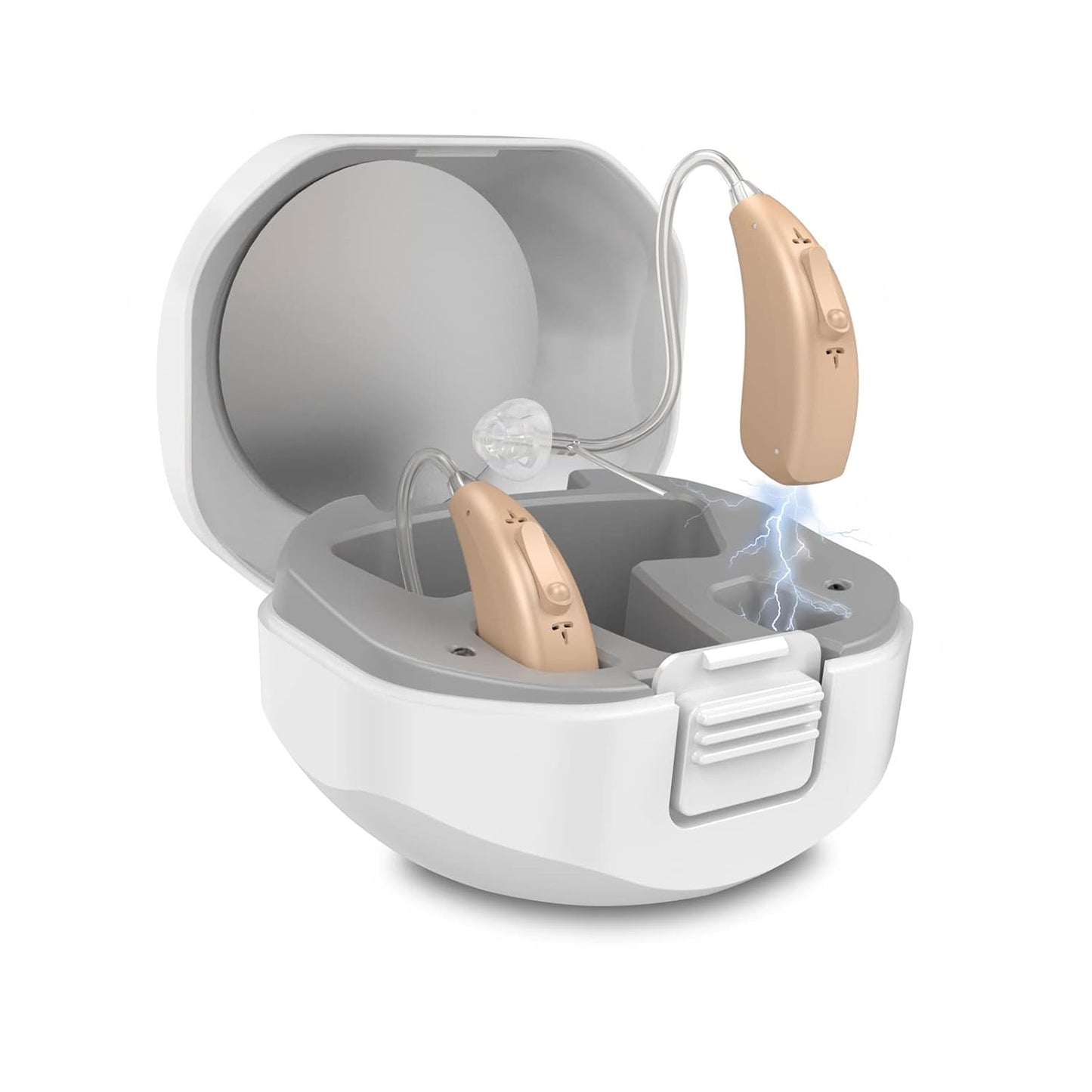 Rechargeable Hearing Aids for Seniors with Noise Cancelling