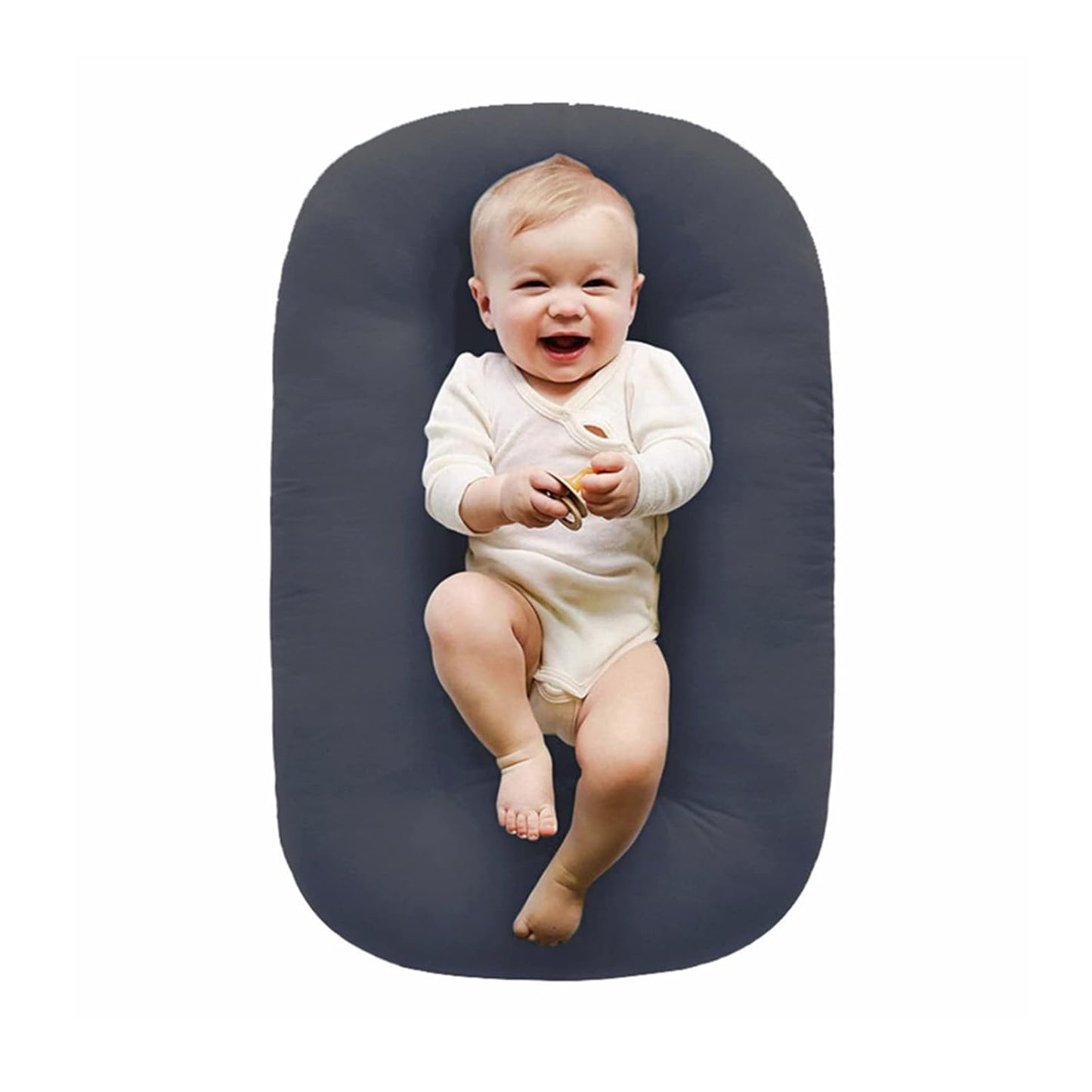 Baby Lounger Play Mat 100% Cotton for Newborns and Infants