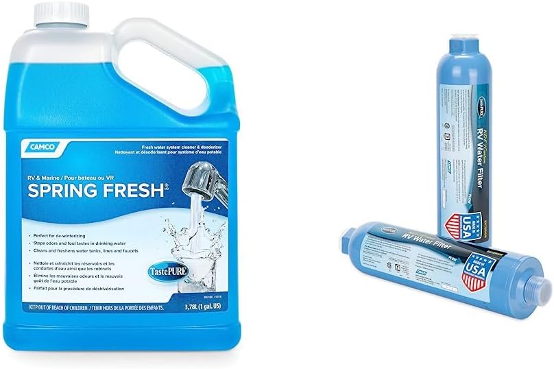 Camco TastePURE Water System Cleaner for RV and Marine Use