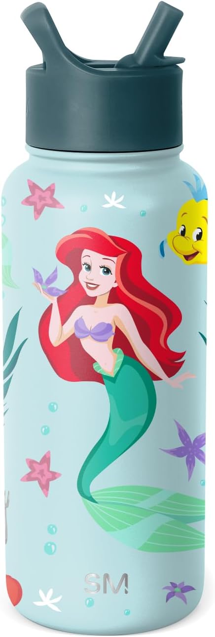 Simple Modern Disney The Little Mermaid Ariel Water Bottle 32oz