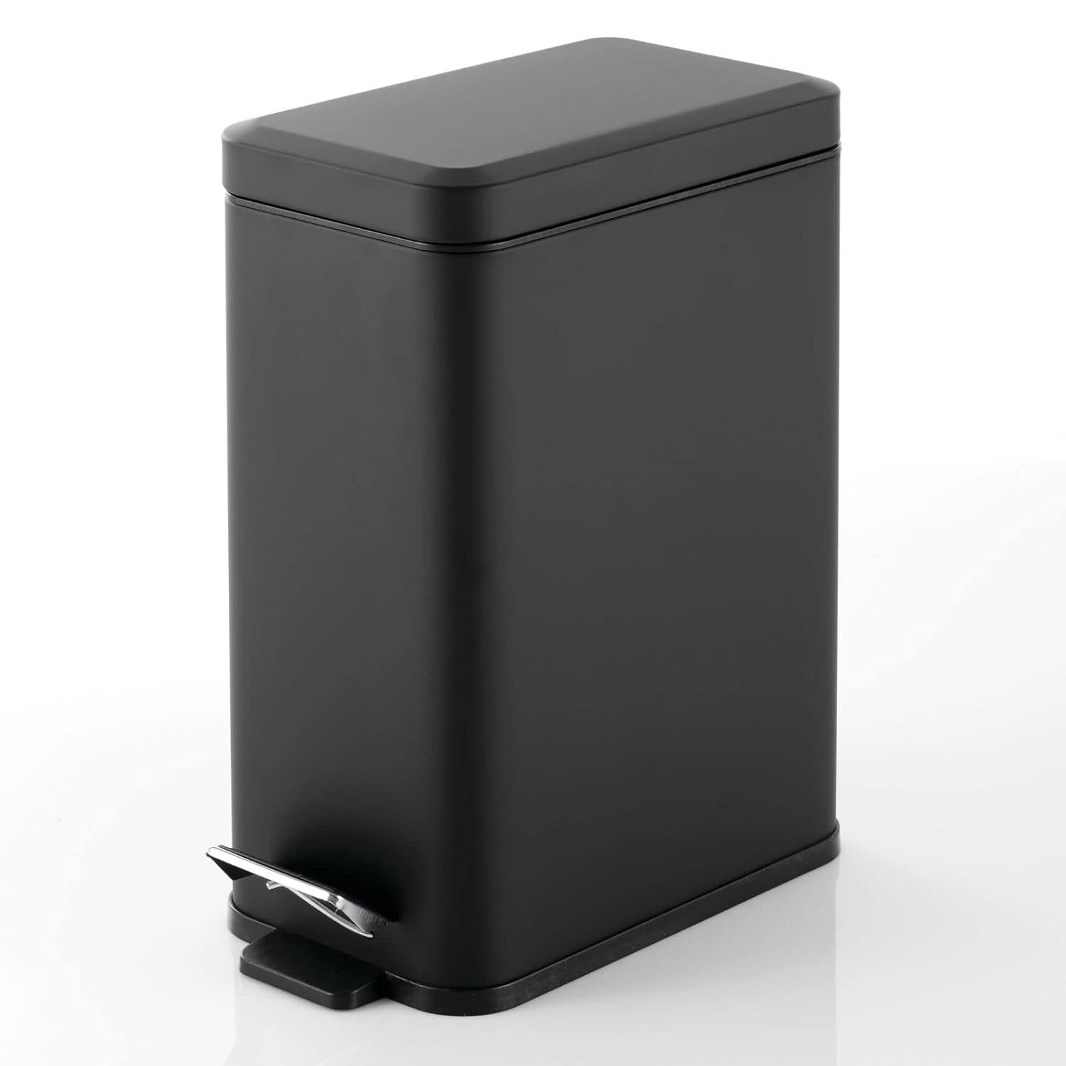 mDesign Pedal Bin for Bathroom, Kitchen, and Office Use