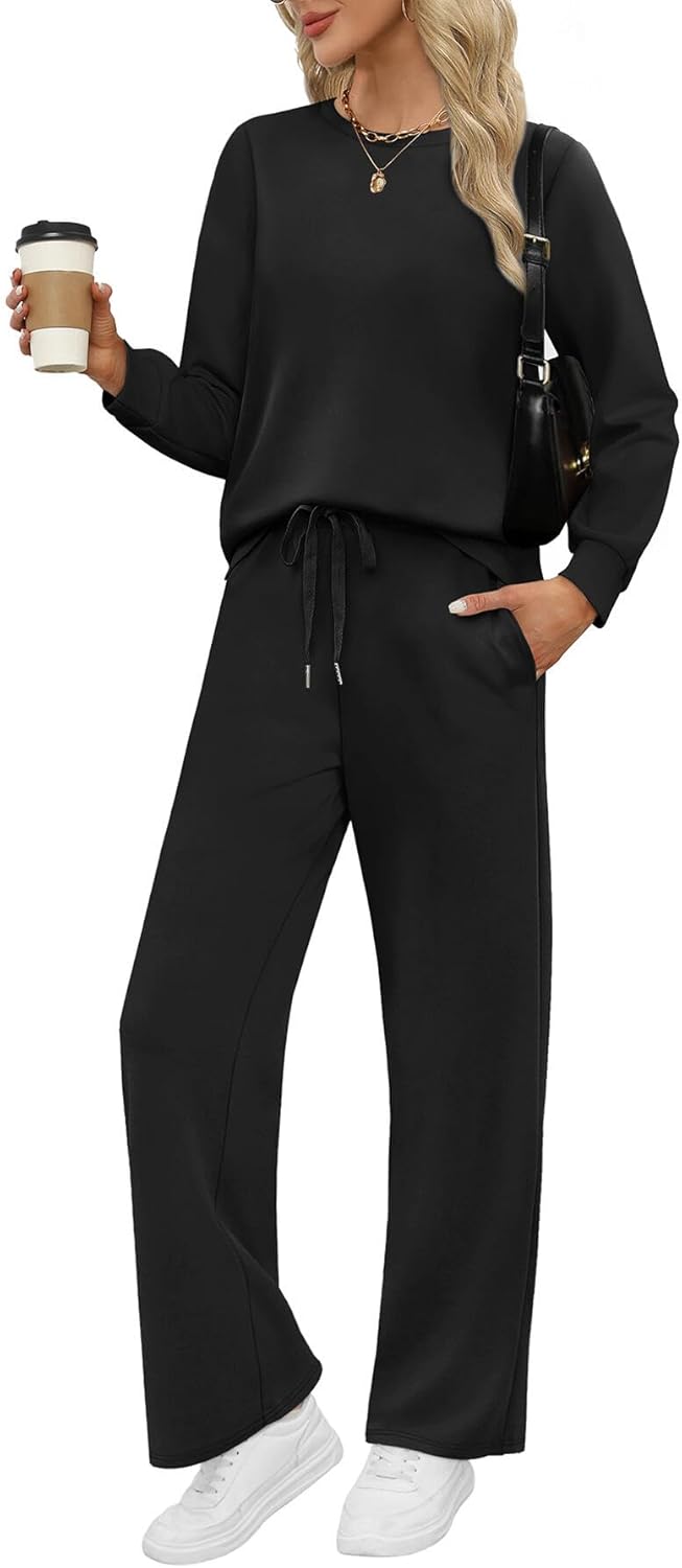 WIHOLL Lounge Sets for Women: Stylish 2 Piece Travel Outfit