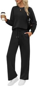 WIHOLL Lounge Sets for Women 2 Piece Travel Vacation