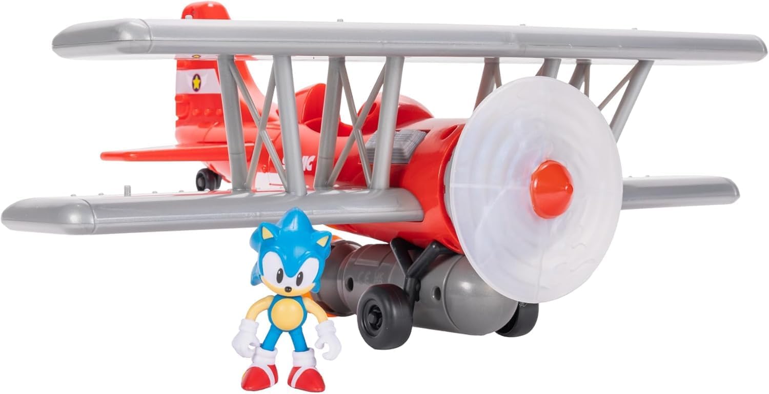 Sonic Tornado Biplane Playset: Lights, Sounds, Action!