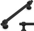 Set of 10 matte black cabinet handles for a contemporary look