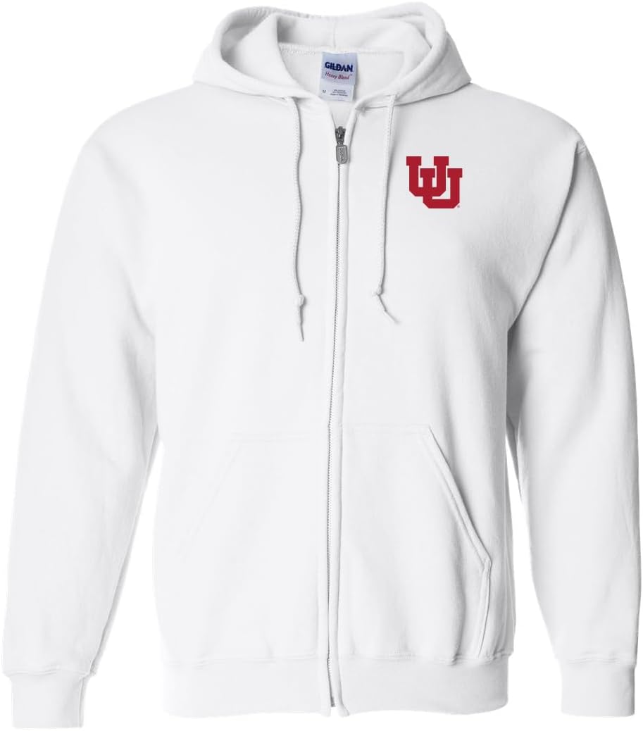 NCAA Primary Logo Full Zip Hoodie for University of Utah Fans