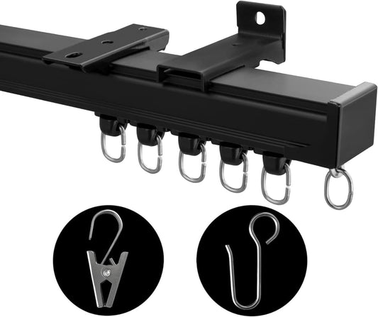 Ceiling Mount Curtain Track for Room Divider and Privacy Needs