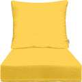 Deep Seating Cushion Set 24 x 27 Seat with Pillow Back - Weather