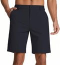 Men's Classic Fit 9 in Golf Shorts - Lightweight Stretch for Play