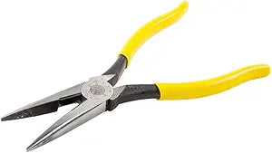 Klein Tools D203-8 Needle Nose Pliers for Precision Cutting