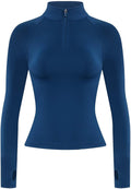 AUROLA Influence Workout Jacket for Women - Slim Fit Half Zip