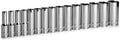 3/8 in. Drive Deep Chrome Socket Set 8-22 mm - Durable Metric Kit