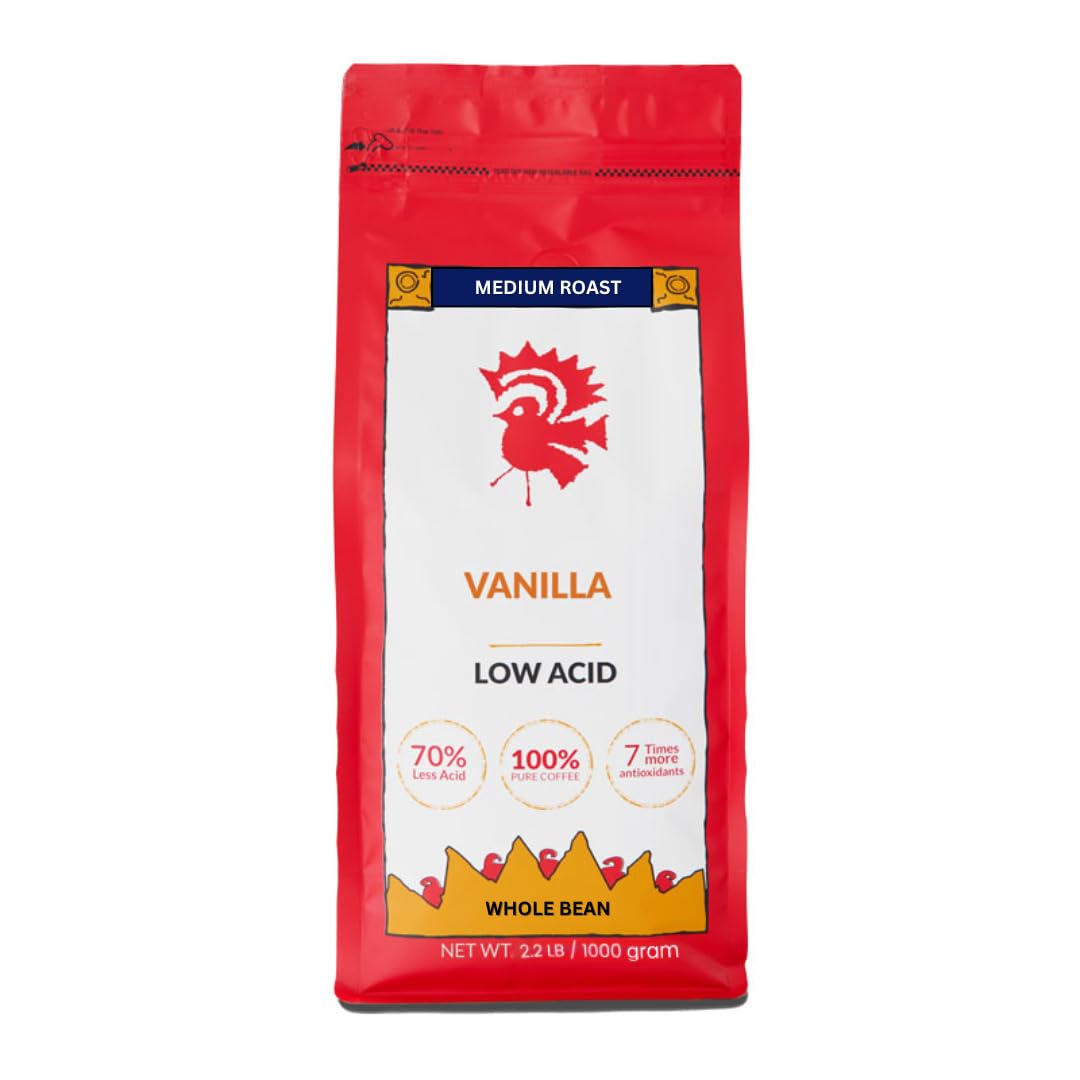 Puroast Low Acid Coffee Whole Bean - Smooth Flavor & Wellness