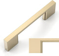 Amerdeco Brushed Brass Cabinet Pulls 3 in Hole Centers - Durable