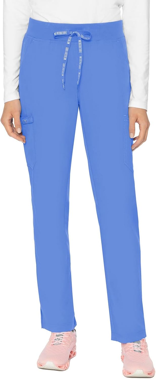 Med Couture Scrub Pants for Women with 6 Pockets and Comfort
