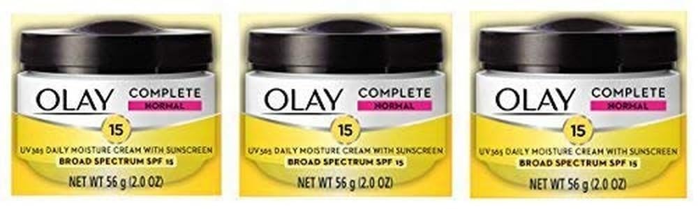 Olay Complete All Day UV Moisture Cream - SPF 15, 2 Fl Oz x 3