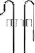FZONE Stainless Steel 12mm Lily Pipe Set for Aquariums - Rust