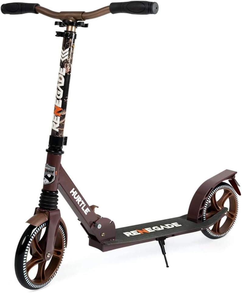 Hurtle Renegade Kick Scooter for Kids and Adults - Smooth Ride