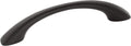 Amerock Vaile 3-3/4 in Center-to-Center Matte Black Cabinet Pull - 25