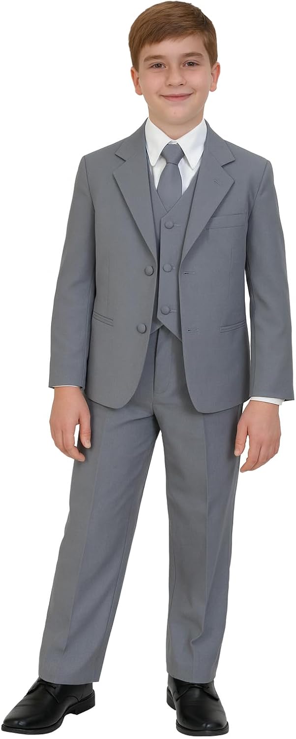 Avery Hill Boys Formal 5 Piece Suit with Shirt and Vest Review
