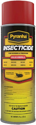 Pyranha 15 Oz Fly Spray for Horses - Kills, Repels, Conditions