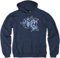 Official College Hoodie with Distressed Look for Team Supporters