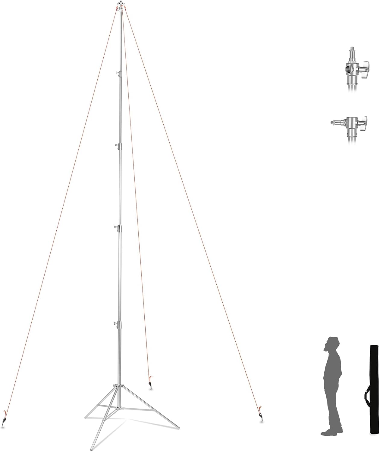 24ft Tall Heavy Duty Professional Stainless Steel Tripod