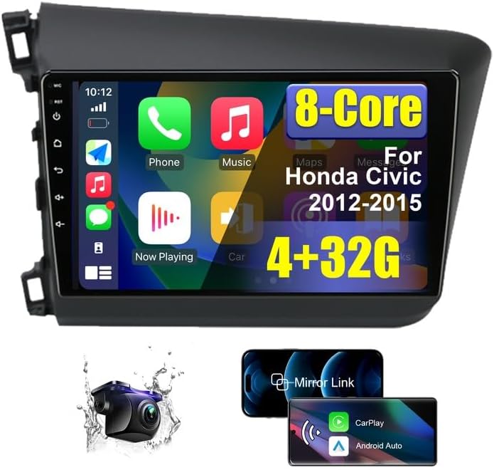Enhance Your Civic Drive with Wireless CarPlay/Android Auto!
