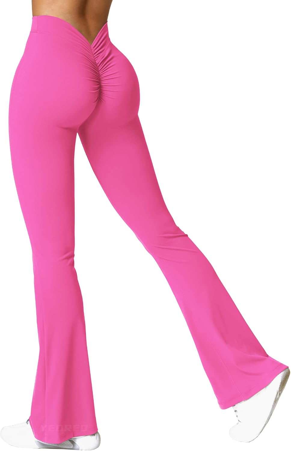 YEOREO Scrunch Flare Leggings for Gym and Yoga Workouts