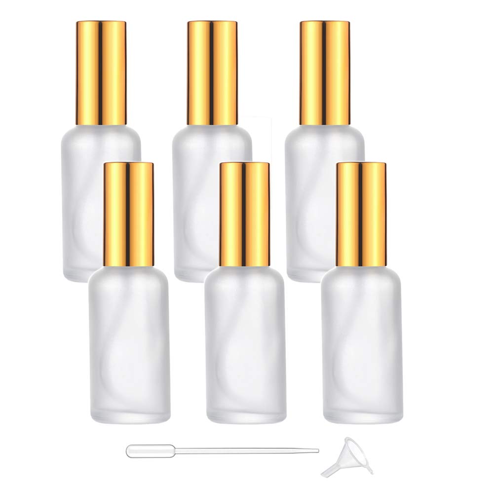 Essential Oil Perfume Spray Bottles - Travel-Friendly 6 Pack