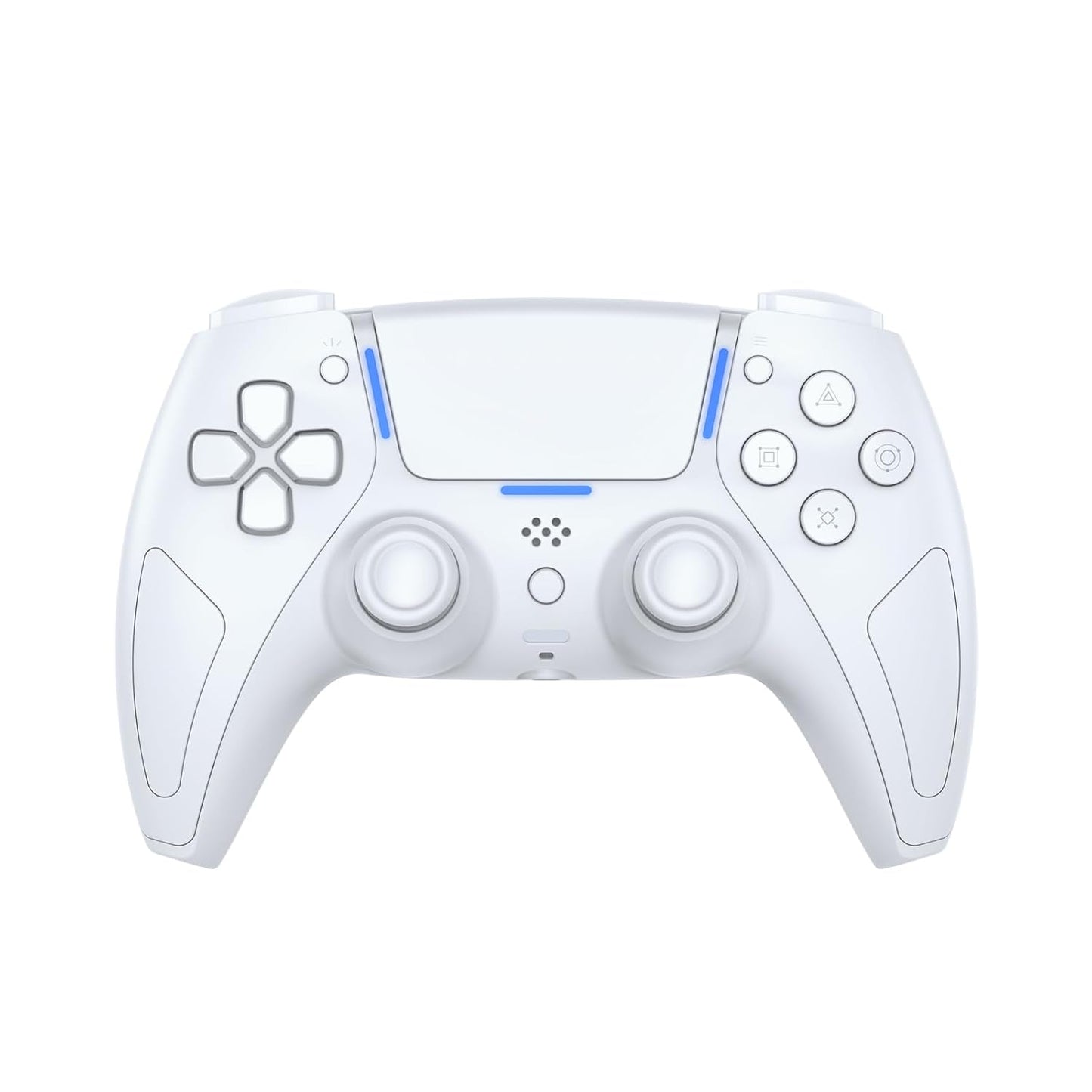 JDDWIN LED Wireless Gaming Controller for PS5 and PC Gaming