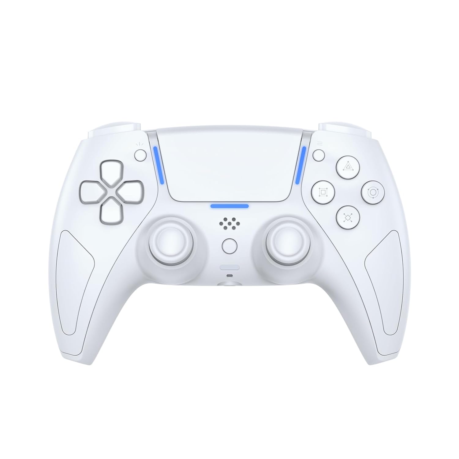 JDDWIN LED Wireless Gaming Controller for PS5 and PC Gaming