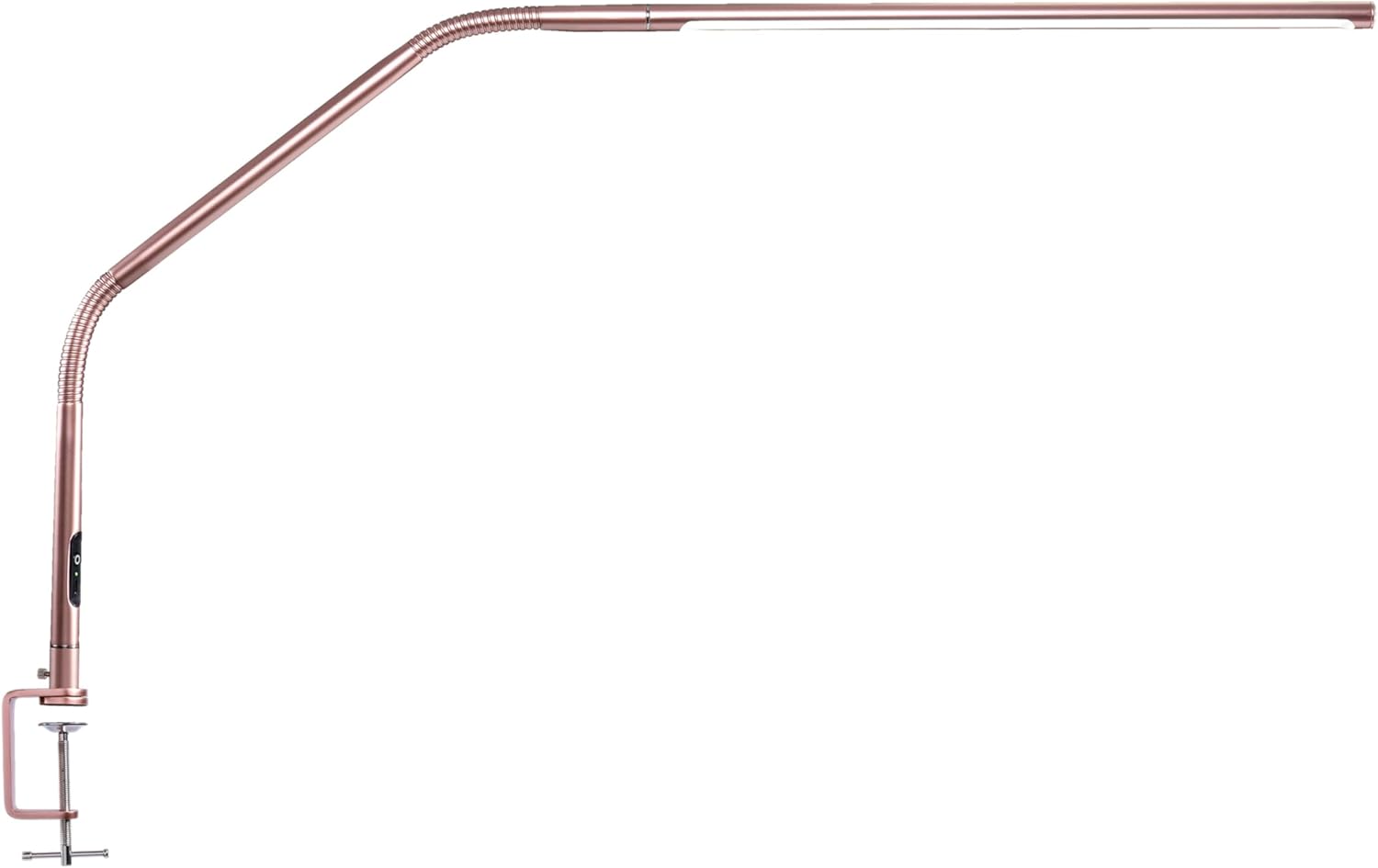 daylight Slimline 4TM LED Table Lamp in Rose Gold for Crafts