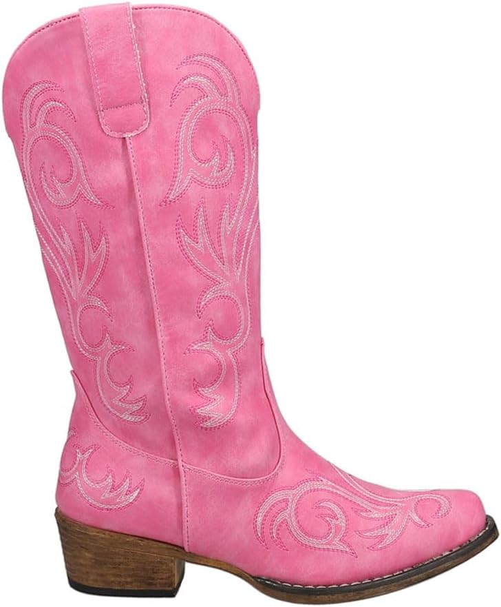 Roper Womens Riley Western Boot with Snip Toe for Cowgirls
