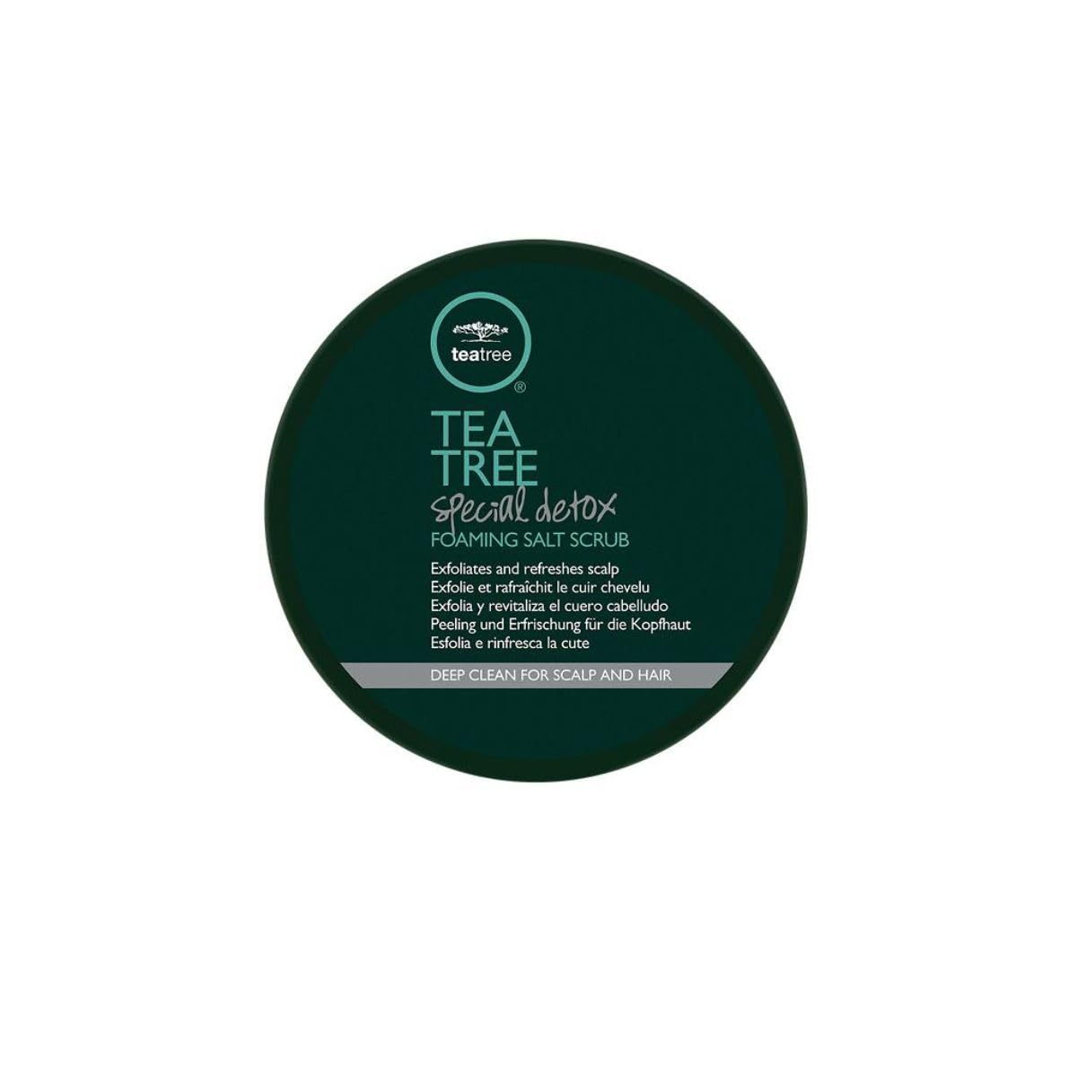 Tea Tree Special Detox Foaming Salt Scrub for All Hair Types