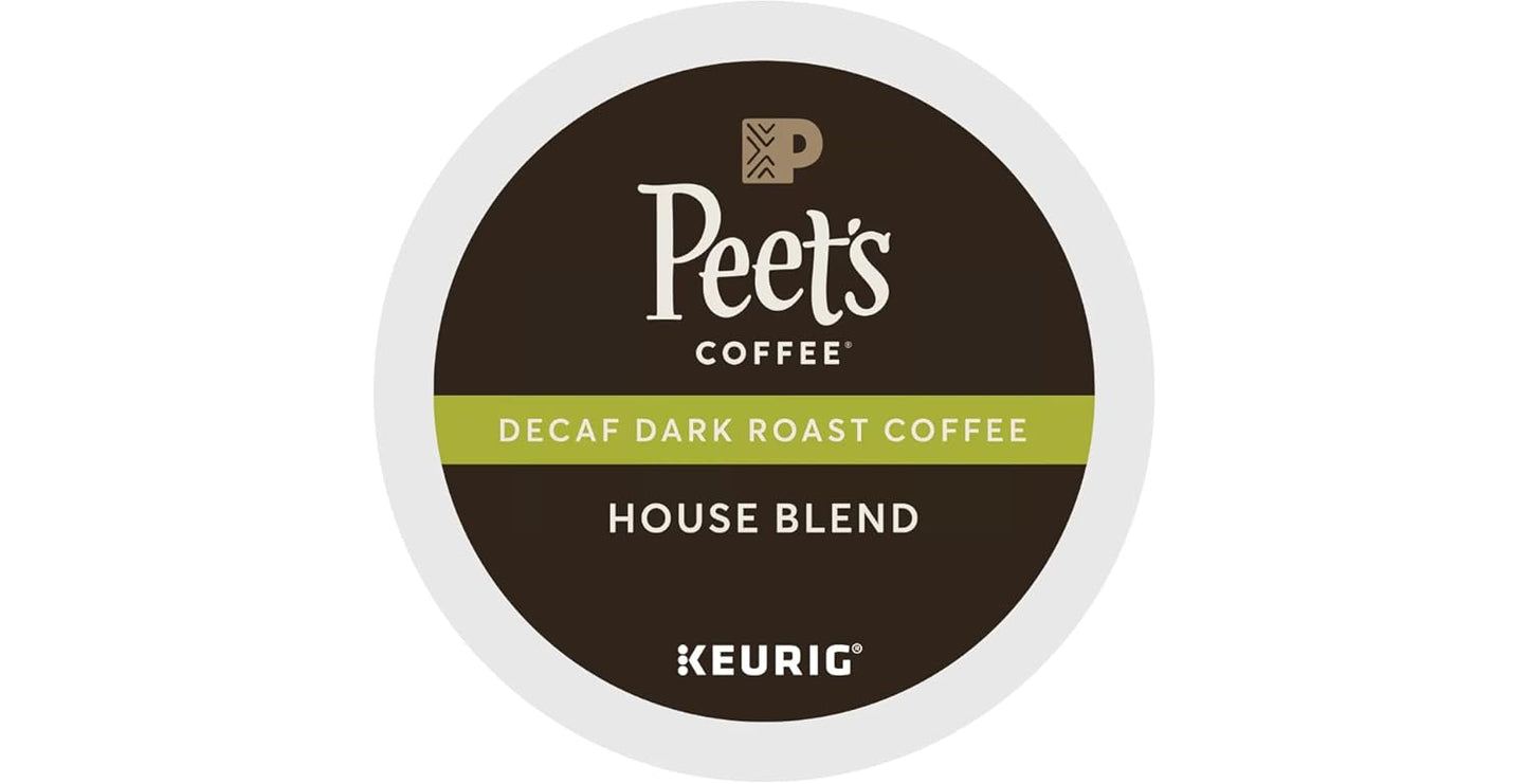 Peet's Decaf House Blend K-Cups 88 ct