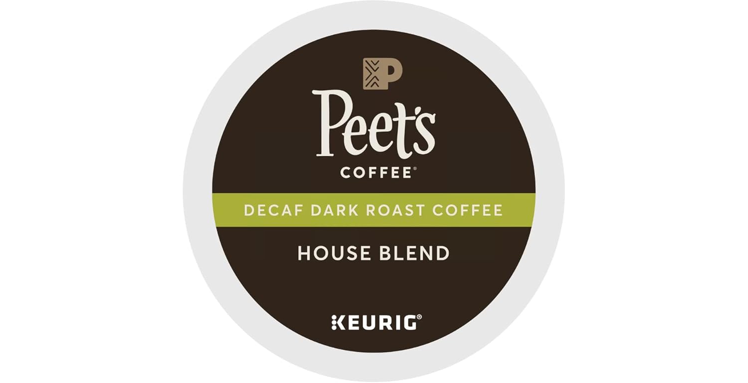 Peet's Decaf House Blend K-Cups 88 ct