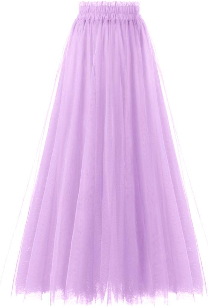 OBBUE Women's A Line Tulle Party Evening Tutu Skirts Review